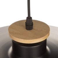 Светильник Timothy 1х40Вт Е27 пр-1м черный 32,5х32,5х12см