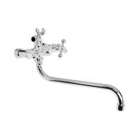 Смеситель для ванны Aquarius 0402.656, двухвентильный, излив 285 мм, хром Смеситель для ванны Aquarius 0402.656, двухвентильный, излив 285 мм, хром