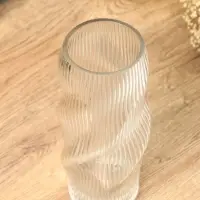 Ваза стекло настольная "Венди" 29х12х10 см, прозрачный