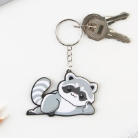 Брелок для ключей деревянный &laquo;Енотик&raquo;, 4,7 х 6 см