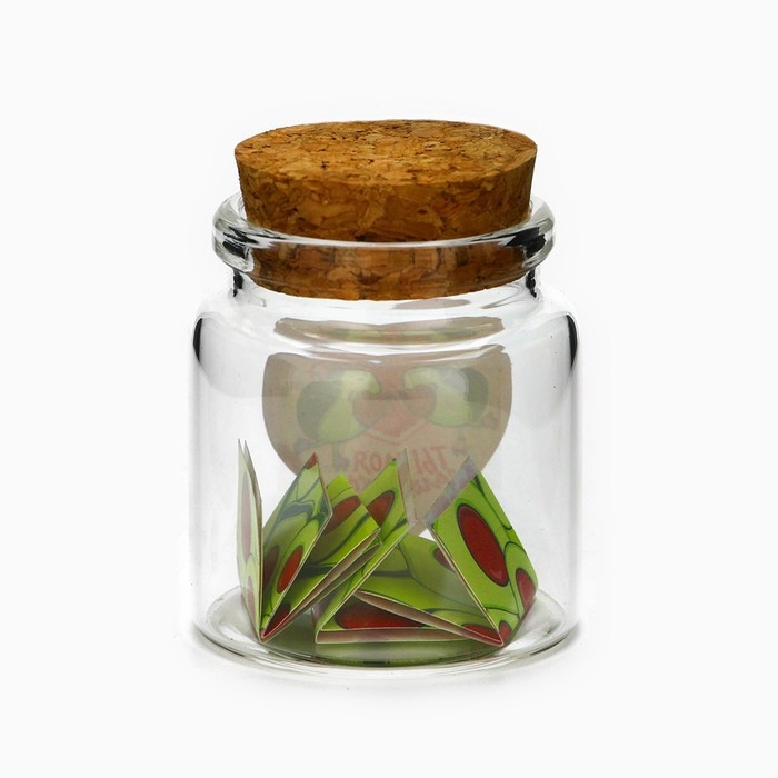 Баночка с любовными пожеланиями &laquo;Ты моя половинка&raquo;, 4,7 х 5 см