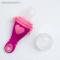 Ниблер для прикорма, с силиконовой сеточкой &laquo;Сердечко&raquo;, цвет МИКС