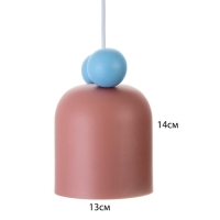 Светильник BayerLux "Тедди" Е27 40Вт розовый голубой 20х14х20-120см