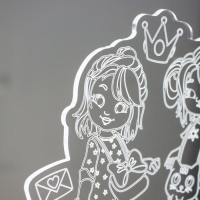 Светильник "Подружки" LED RGB от сети RISALUX