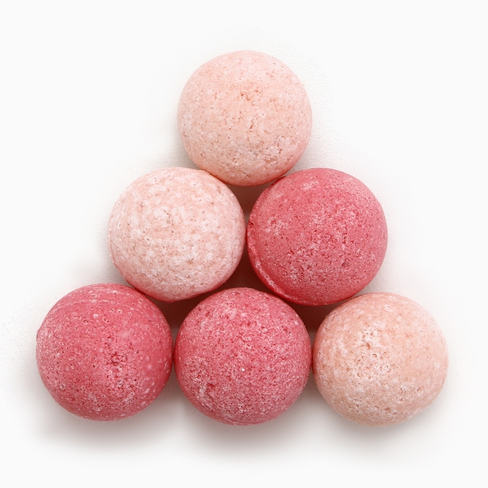 Подарочный набор косметики &laquo;Сияй в Новом Году!&laquo;, бомбочки для ванны, 6 х 20 г, ЧИСТОЕ СЧАСТЬЕ