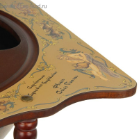 Глобус бар декоративный угловой "Карта Коломбо" 91х53х53 см