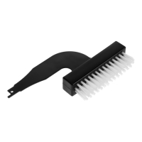 Насадка щетка для сабельной пилы ТУНДРА, нейлоновая, 185х98х110 мм