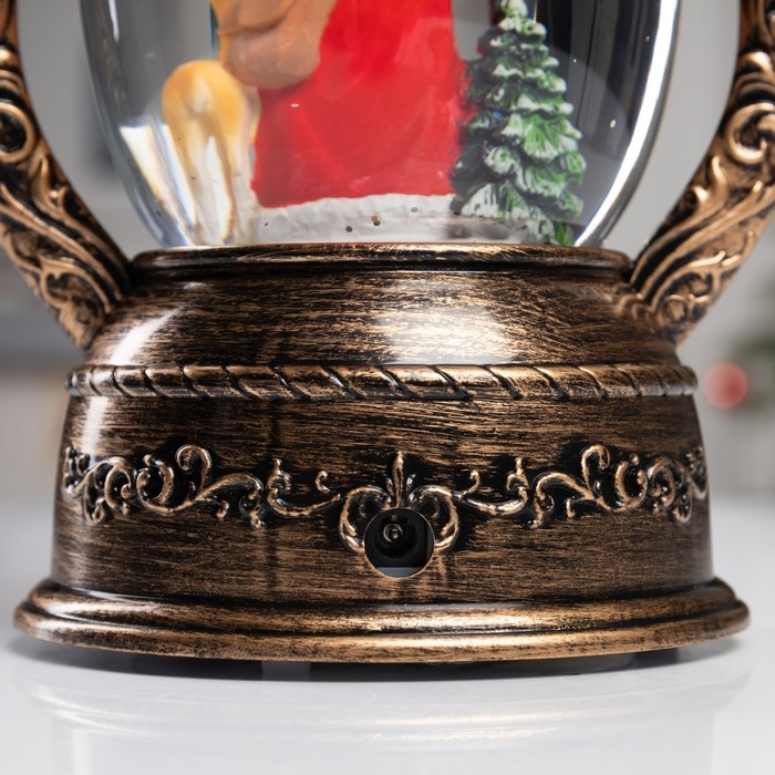 Фигура светодиодная &laquo;Дед Мороз&raquo; 26 х14 х 12 см, от бат. батарейки ААx3 (не в комплекте), USB, свечение тёплое белое