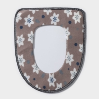 Чехол на сиденье для унитаза на липучках &laquo;Цветы&raquo;, 35&times;45 см, цвет МИКС