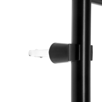 Полотенцесушитель электрический ZEIN PE-04, "Классика", 400х600 мм, 4 перекладины, черный