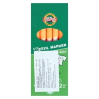 Маркер для ткани 2.0 мм Koh-I-Noor 3203/71, длина письма 500 м, неоновый оранжевый