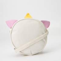 Сумка детская для девочки "Единорог", на молнии, цвет белый