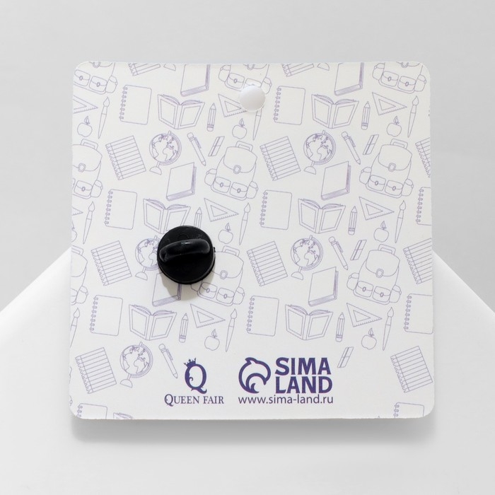 Значок &laquo;Математика&raquo; число Пи, цвет белый в золоте