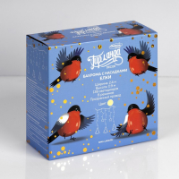 Гирлянда &laquo;Бахрома&raquo; 2.4 &times; 0.9 м с насадками &laquo;Ёлки&raquo;, IP20, прозрачная нить, 138 LED, свечение тёплое белое, 8 режимов, 220 В