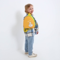 Рюкзак детский для девочки &laquo;Уточка&raquo;, 23х20,5 см, отдел на молнии, цвет зеленый