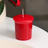 Свеча ароматическая "Cherry Blossom", вишнёвый цвет, 5х4,5 см Свеча ароматическая "Cherry Blossom", вишнёвый цвет, 5х4,5 см