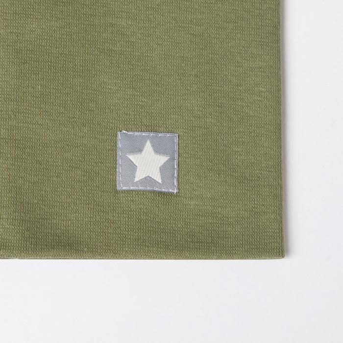 Шапка для мальчика, цвет хаки/звёздочка, размер 50-54 Шапка для мальчика, цвет хаки/звёздочка, размер 50-54