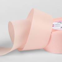 Лента репсовая, 40 мм, 23 &plusmn; 1 м, цвет персиковый №07