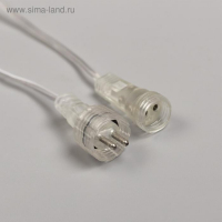 Гирлянда &laquo;Сосульки&raquo; 2.4 &times; 0.5 м, IP44, прозрачная нить, 96 LED, свечение мульти с эффектом стекания, 12 В