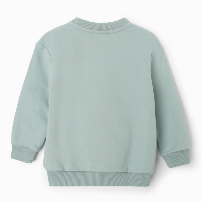 Свитшот детский, цвет мята, рост 140 см