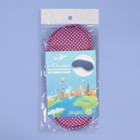 Маска для сна &laquo;Пастель&raquo;, 19,5 &times; 8,5 см, резинка одинарная, цвет МИКС