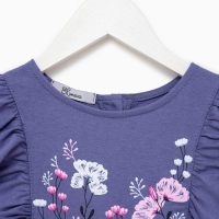 Платье для девочки, цвет индиго, рост 98 см Платье для девочки, цвет индиго, рост 98 см