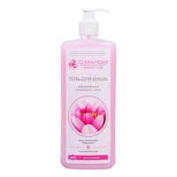 Гель для душа Clean home &laquo;Алоэ вера и лотос&raquo;, с дозатором, увлажняющий, 750 мл