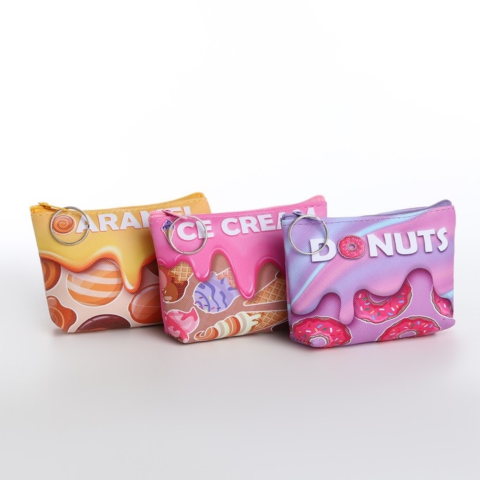 Кошелёк детский на молнии &laquo;Выбражулька&raquo;, цвет МИКС