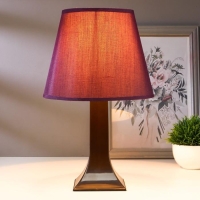 Лампа настольная 62104 1хЕ27 15Вт фиолетовый d=22 см, h=34,5 см RISALUX