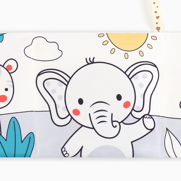 Бортик на кроватку &laquo;Baby time&raquo; 14х70 см, Крошка Я