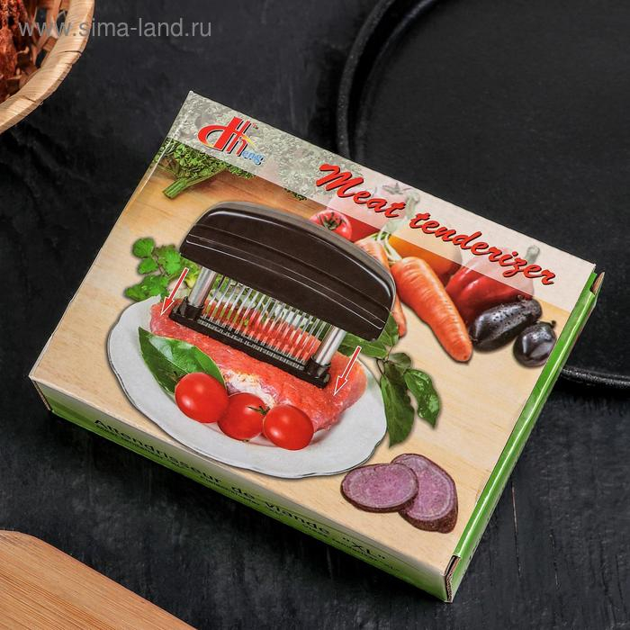 Тендерайзер для мяса &laquo;Нилла&raquo;, 15&times;11&times;4 см, цвет МИКС