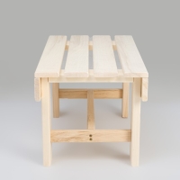 Лавочка низкая , наличник,  липа "Добропаровъ", 70&times;33&times;30 см