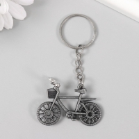 Брелок металл "Велосипед" руль крутится 3,3х4,7 см