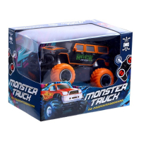 Джип радиоуправляемый &laquo;Граффити&raquo;, работает от батареек, цвет оранжевый