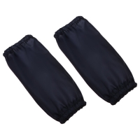 Фартук для труда + нарукавники, 490 х 390/250 х 120 мм, (рост 116-152), НФ-2 "Панды на шаре", бирюзовй/серый