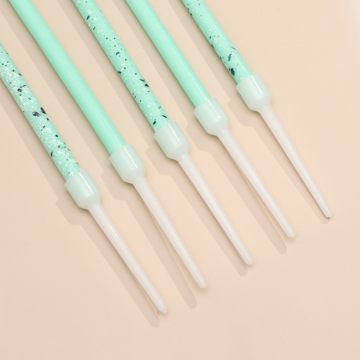 Свечи для торта "Блестящая вечеринка", 10 шт, голубые