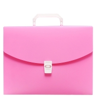 Папка-портфель А4 на замке, Calligrata "Акварель", 1 отделение, пластиковая, 700 мкм, фламинго Папка-портфель А4 на замке, Calligrata "Акварель", 1 отделение, пластиковая, 700 мкм, фламинго