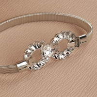 Подхват для штор &laquo;Бесконечность&raquo;, 6 &times; 3 см, 23,5 см, цвет серебряный