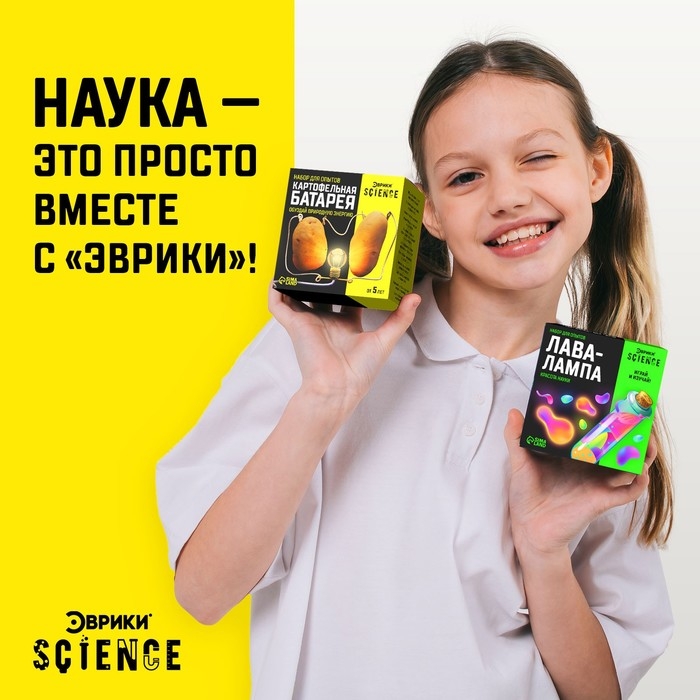 Набор для опытов &laquo;Картофельная батарейка&raquo;