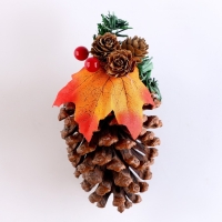 Новый год! Шишка декоративная &laquo;Зимний лес&raquo; 9 &times; 9 &times; 17,5 см