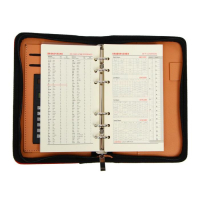 Органайзер на кольцах А6, 96 листов в линейку, на молнии с 3-х сторон, кожзам, МИКС