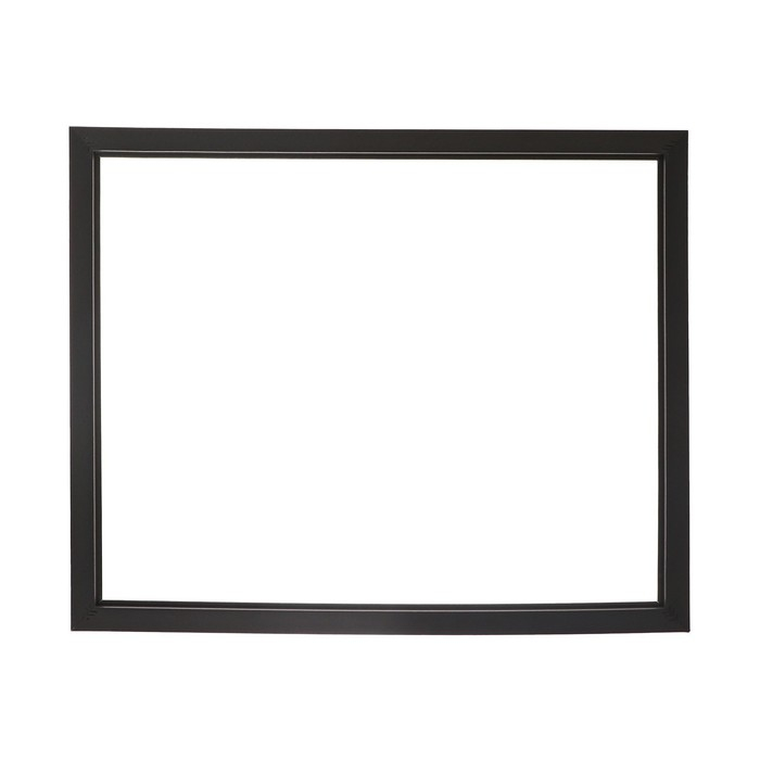 Рама для картин (зеркал) 40 х 50 х 2,7 см, пластиковая, Calligrata 6472, мокрый асфальт