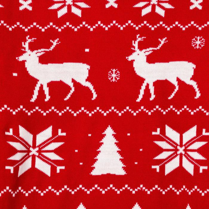 Джемпер вязаный детский KAFTAN Джемпер вязаный детский KAFTAN "New Year" размер 34 (122-128 см)