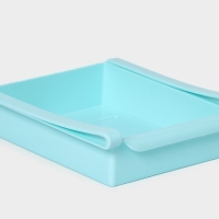 Полка подвесная в холодильник, 22×20×7 см, цвет МИКС Полка подвесная в холодильник, 22×20×7 см, цвет МИКС