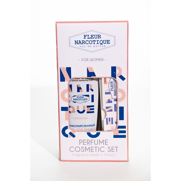 Подарочный набор косметики женский Fleur Narcotique, гель для душа 250 мл, парфюмерная вода 30 мл Подарочный набор косметики женский Fleur Narcotique, гель для душа 250 мл, парфюмерная вода 30 мл