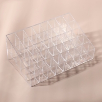 Органайзер для хранения маникюрных/косметических принадлежностей, 40 секций, 19 &times; 12 &times; 8 см, цвет прозрачный