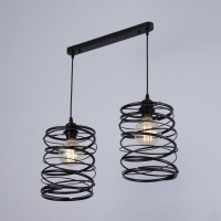 Люстра "Торнадо" 2х60Вт Цоколь: Е27 Цвет: Черный Люстра "Торнадо" 2х60Вт Цоколь: Е27 Цвет: Черный