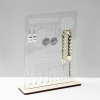 Подставка под украшения &laquo;Эко&raquo;, 17&times;5&times;20 см, ПЭТ 3 мм, фанера