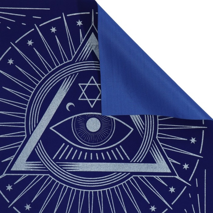 Скатерть для гадания бархатная на Хэллоуин &laquo;Глаз Оракула&raquo;, 50х50 см, 16+