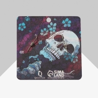 Серьги &laquo;Черепа&raquo; блестящие, цвет серебро